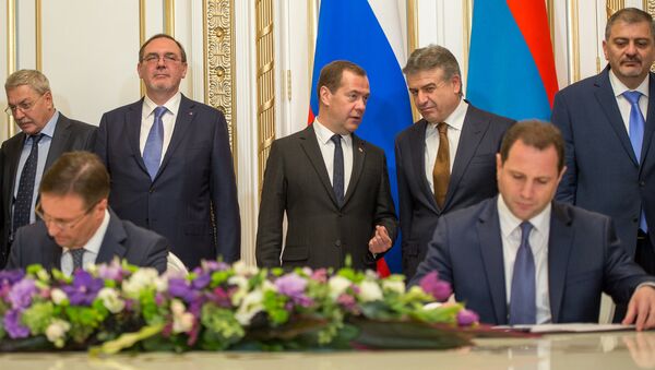 Подписание соглашений между Арменией и Россией - Sputnik Արմենիա