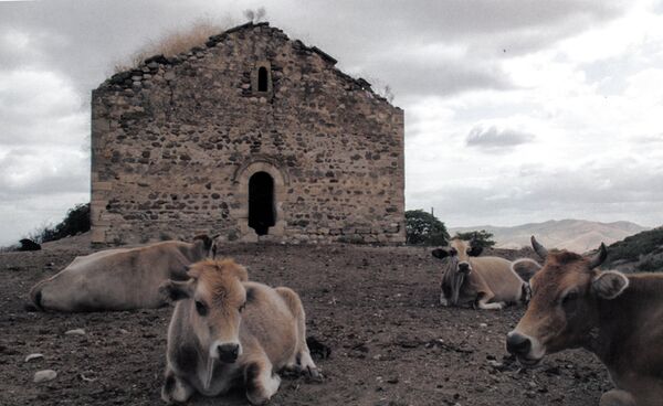 Армянская церковь Сурб Геворк на территории Азербайджана Армянская церковь Сурб Геворк на территории Азербайджана - Sputnik Армения