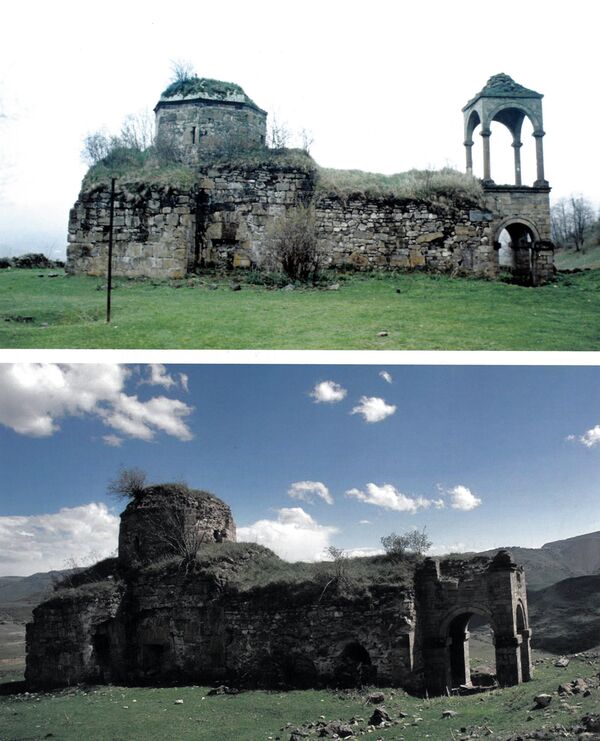 Храм Таргманчац на территории Азербайджана Храм Таргманчац на территории Азербайджана - Sputnik Армения