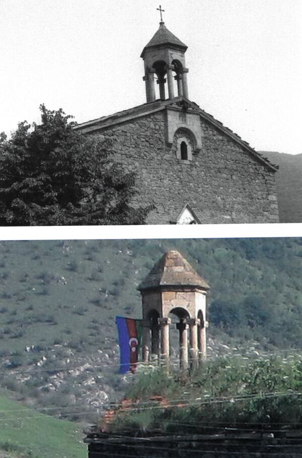 Армянская церковь сурб Григор Лусаворич на территории Азербайджана Армянская церковь сурб Григор Лусаворич на территории Азербайджана - Sputnik Армения