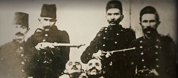 Кадр из фильма о Геноциде армян Намерение уничтожить - Sputnik Армения