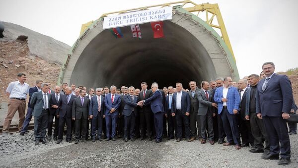 Строительство железной дороги Баку-Тбилиси-Карс - Sputnik Армения