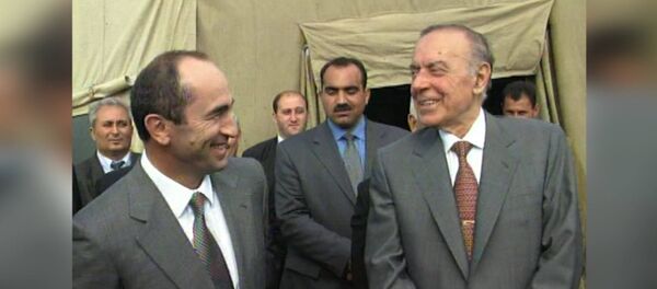 Президенты Армении и Азербайджана провели переговоры на линии соприкосновения войск. - Sputnik Армения