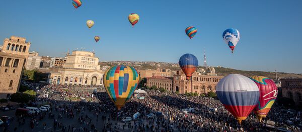 Эребуни-Ереван 2799. Международный фестиваль воздухоплавания Открой Армению с неба - Sputnik Արմենիա