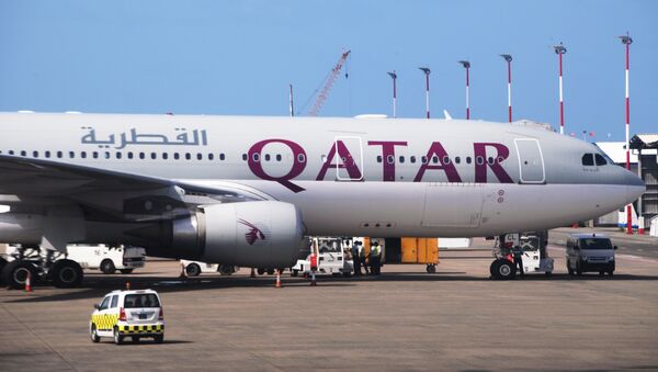 Самолет авиакомпании Qatar Airways - Sputnik Армения