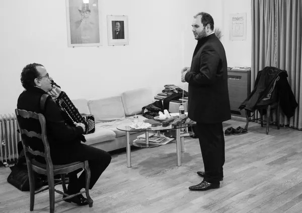 Концерт известного французского аккордеониста Ришара Гальяно совместно с Государственным камерным оркестром Армении Концерт известного французского аккордеониста Ришара Гальяно совместно с Государственным камерным оркестром Армении - Sputnik Армения