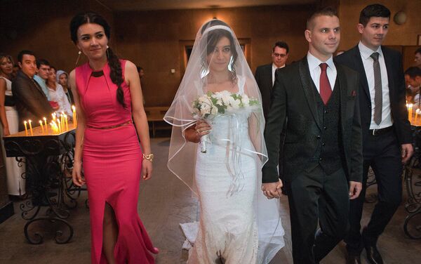 Свадьба Мане и Симон Тобиас Унгер-Амирджанян - Sputnik Армения