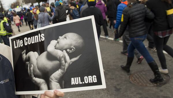 Демонстрация против абортов. Вашингтон ОК США - Sputnik Армения