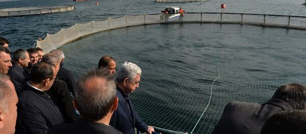 Рабочий визит Президента в Гегаркуникский марз - Sputnik Армения