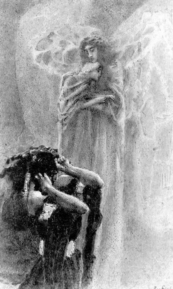 Ангел с душой Тамары и Демон Ангел с душой Тамары и Демон - Sputnik Армения