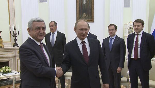 Встреча Сержа Саргсяна и Владимира Путина В МОСКВЕ - Sputnik Армения