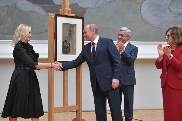 Президент РФ В.Путин встретился с президентом Армении С. Саргсяном Президент РФ В.Путин встретился с президентом Армении С. Саргсяном - Sputnik Армения