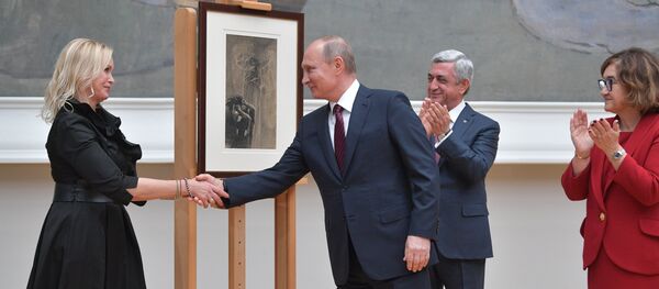 Президент РФ В.Путин встретился с президентом Армении С. Саргсяном - Sputnik Армения