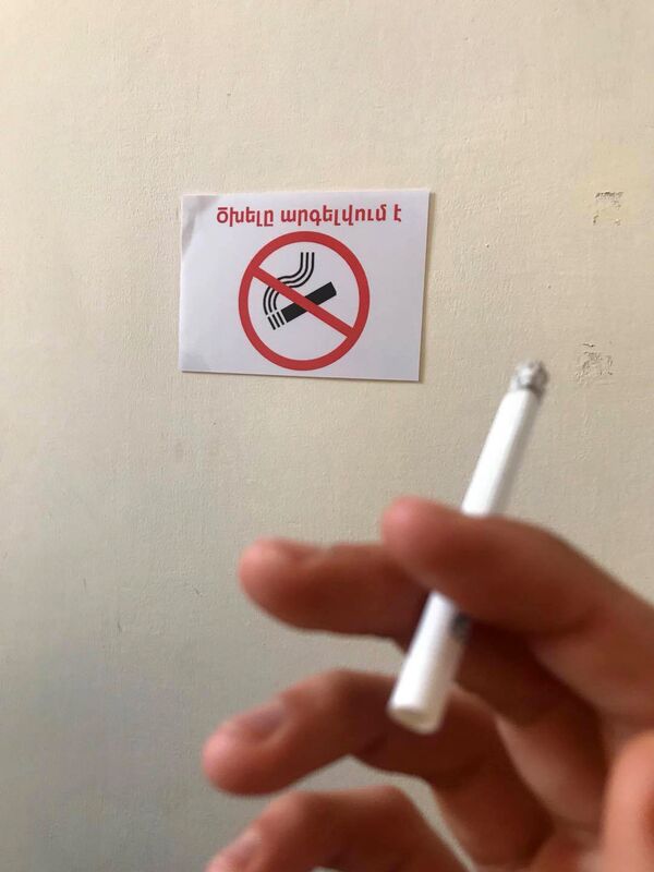 Армения без дыма, или Зачем женщина пригласила главу Минздрава к себе домой Армения без дыма, или Зачем женщина пригласила главу Минздрава к себе домой - Sputnik Армения