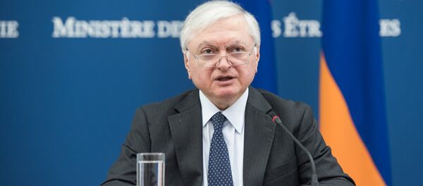 Встреча глав МИД Армении и Ирана Эдварда Налбандяна и Мохаммада-Джавада Зарифа - Sputnik Արմենիա