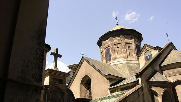 Армянская церковь. Львов, Украина - Sputnik Армения