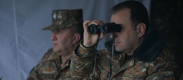 Совместные учения армянских и карабахских ВС - Sputnik Армения