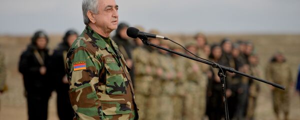 Совместные учения армянских и карабахских ВС - Sputnik Армения