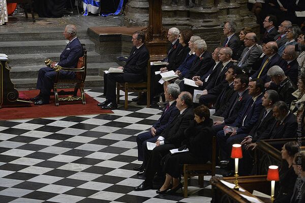 Президент Армении Серж Саргсян в Лондоне принял участие в поминальной церемонии, посвященной причисленным к лику святых жертвам Геноцида армян Президент Армении Серж Саргсян в Лондоне принял участие в поминальной церемонии, посвященной причисленным к лику святых жертвам Геноцида армян - Sputnik Արմենիա