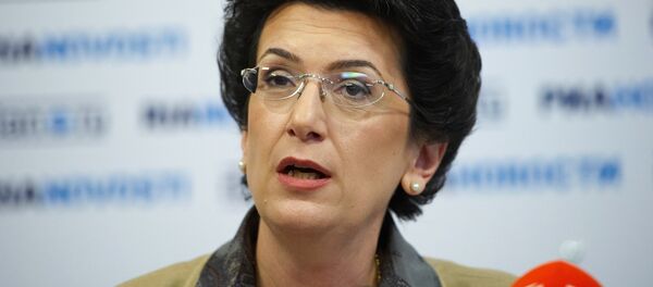 Нино Бурджанадзе выступила в ходе видеомоста Москва-Тбилиси - Sputnik Армения