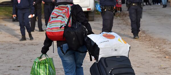 женщина с чемоданом - Sputnik Армения