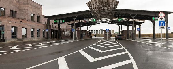 Пограничный контрольно-пропускной пункт «Бавра» на границе Армении и Грузии. - Sputnik Армения