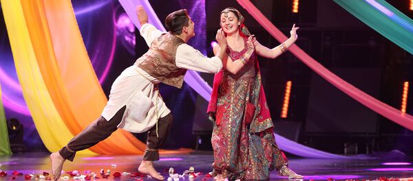 Представители Армении на танцевальном шоу Ты супер! Танцы Давид Айвазян и Астхик Мхитарян - Sputnik Армения