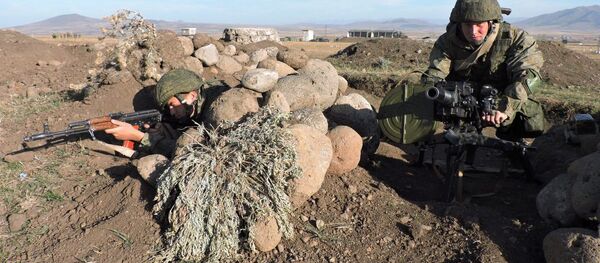 В Армении на полигонах «Камхуд» и «Алагяз» гранатометчики отразят НВФ - Sputnik Армения