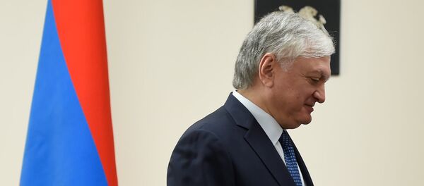 Министр иностранных дел Республики Армения Эдвард Налбандян - Sputnik Армения