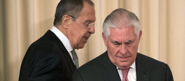 П/к министра иностранных дел РФ С. Лаврова и госсекретаря США Р. Тиллерсона П/к министра иностранных дел РФ С. Лаврова и госсекретаря США Р. Тиллерсона - Sputnik Армения