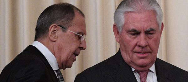 П/к министра иностранных дел РФ С. Лаврова и госсекретаря США Р. Тиллерсона П/к министра иностранных дел РФ С. Лаврова и госсекретаря США Р. Тиллерсона - Sputnik Արմենիա