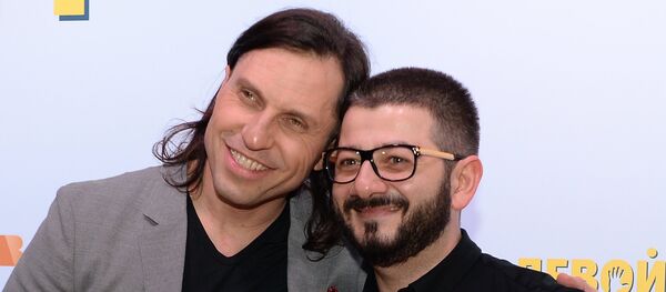 Актеры Александр Ревва и Михаил Галустян Актеры Александр Ревва и Михаил Галустян - Sputnik Армения