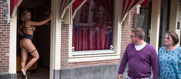 Квартал Красных фонарей, Амстердам, Нидерланды - Sputnik Армения