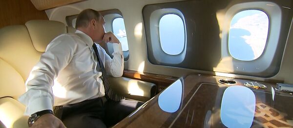 Самолет Путина сопровождали истребители ВКС РФ Самолет Путина сопровождали истребители ВКС РФ - Sputnik Армения