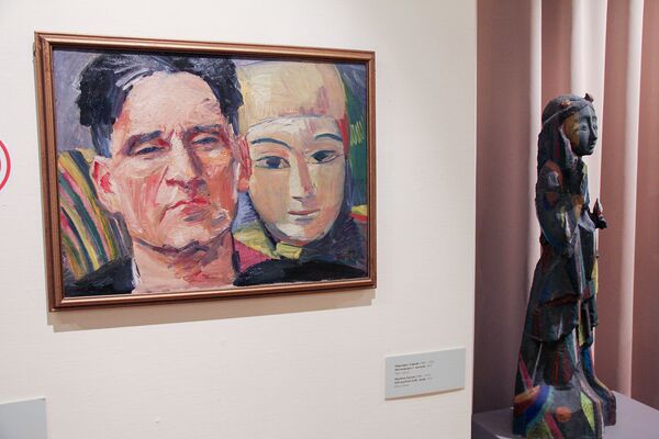 Пять шедевров из Армении в Московском Государственном Музее Востока. Мартирос Сарьян «Автопортрет с маской» Пять шедевров из Армении в Московском Государственном Музее Востока. Мартирос Сарьян «Автопортрет с маской» - Sputnik Армения