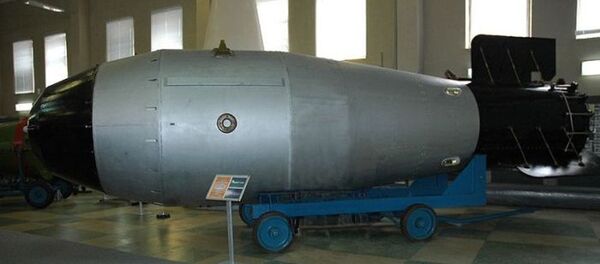Макет водородной бомбы. Историко-мемориальный Музей ядерного оружия в Сарове Макет водородной бомбы. Историко-мемориальный Музей ядерного оружия в Сарове - Sputnik Армения