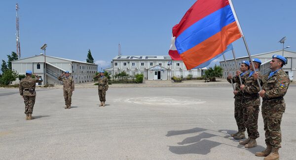 Армянский миротворческий контингент в Ливане Армянский миротворческий контингент в Ливане - Sputnik Արմենիա