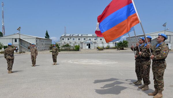 Армянский миротворческий контингент в Ливане - Sputnik Армения