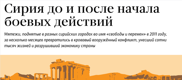 Сирия до и после начала военных действий Сирия до и после начала военных действий - Sputnik Армения