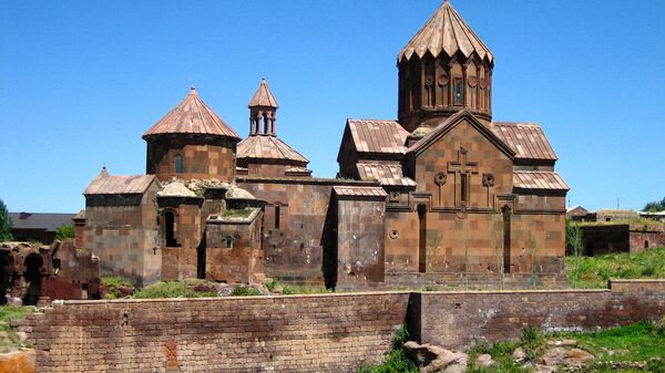 Монастырь Аричаванк. Село Арич, Ширак, Армения - Sputnik Արմենիա