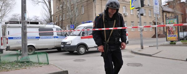 Сотрудник полиции РФ. Архивное фото. - Sputnik Армения