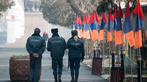 Полиция Армении Ереван - Sputnik Армения