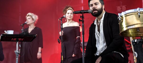 Певец Алексей Чумаков на XIV Международном фестивале Усадьба Jazz в музее-усадьбе Архангельское. - Sputnik Армения