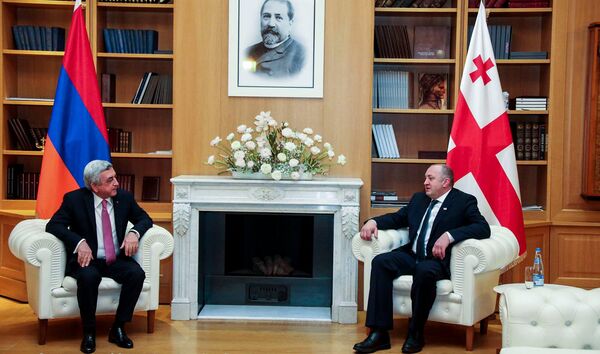 Визит президента Армении Сержа Саргсяна в Грузию - Sputnik Армения