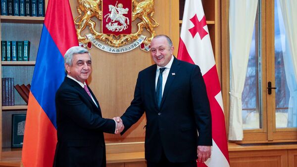 Визит президента Армении Сержа Саргсяна в Грузию - Sputnik Армения