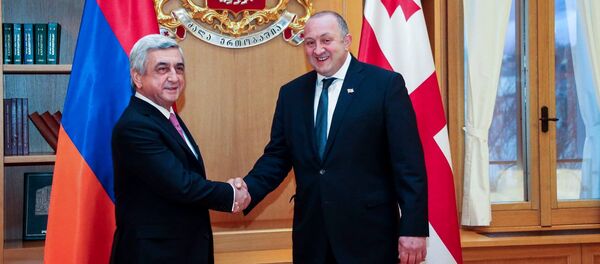 Визит президента Армении Сержа Саргсяна в Грузию - Sputnik Армения