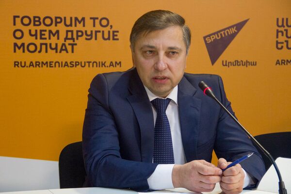 Итоговая пресс-конференция руководителя авиакомпании Армения - Sputnik Армения