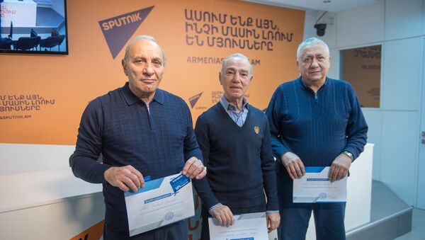 Церемония награждения ветеранов гражданской авиации Армении - Sputnik Արմենիա