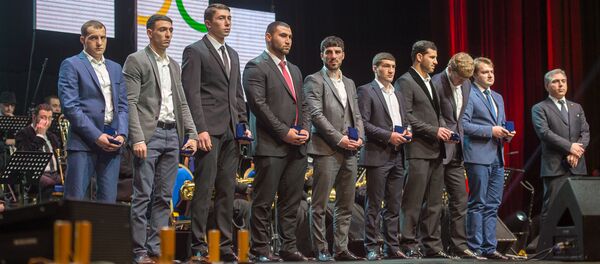 Церемония чествования десяти лучших спортсменов Армении Церемония чествования десяти лучших спортсменов Армении - Sputnik Армения