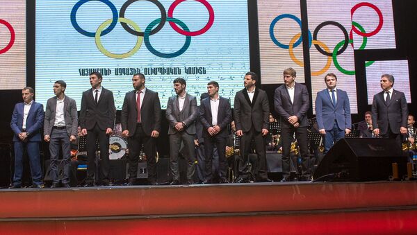 Церемония чествования десяти лучших спортсменов Армении - Sputnik Армения